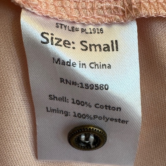 Pink Lily Ruffle V-Neck Open Back Mini Dress, Size S - Picture 8 of 8